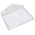 thumbnail image 3 of 20 Pcs Transparent Document Folders,A4 Size Water Resistant Clear Filing Envelope with Snap Button, 3 of 8
