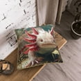 thumbnail image 5 of KLL Colorful Axolotl Underwater Decorative Throw Pillow Covers Velvet Soft for Couch Sofa Bedroom Living Room Outdoor (No pillow core)- 18"x18", 5 of 5