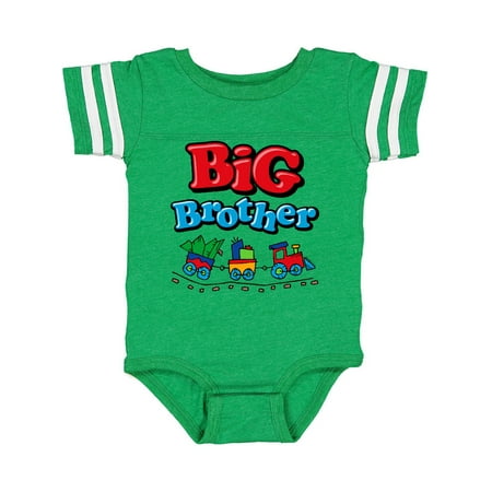 

Inktastic Choo Choo Big Brother Gift Baby Boy Bodysuit