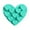 Green, variant on CASAFUN Heart Silicone Molds Valentines Day Mini Heart Shaped Molds, Non Stick Chocolate Molds for Baking Pudding, Cake, Candy, Cookie, Ice Cube, Soap Making