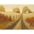 thumbnail image 2 of Fisk, Arnie 14x12 White Modern Wood Framed Museum Art Print Titled - Golden Pathway, 2 of 4