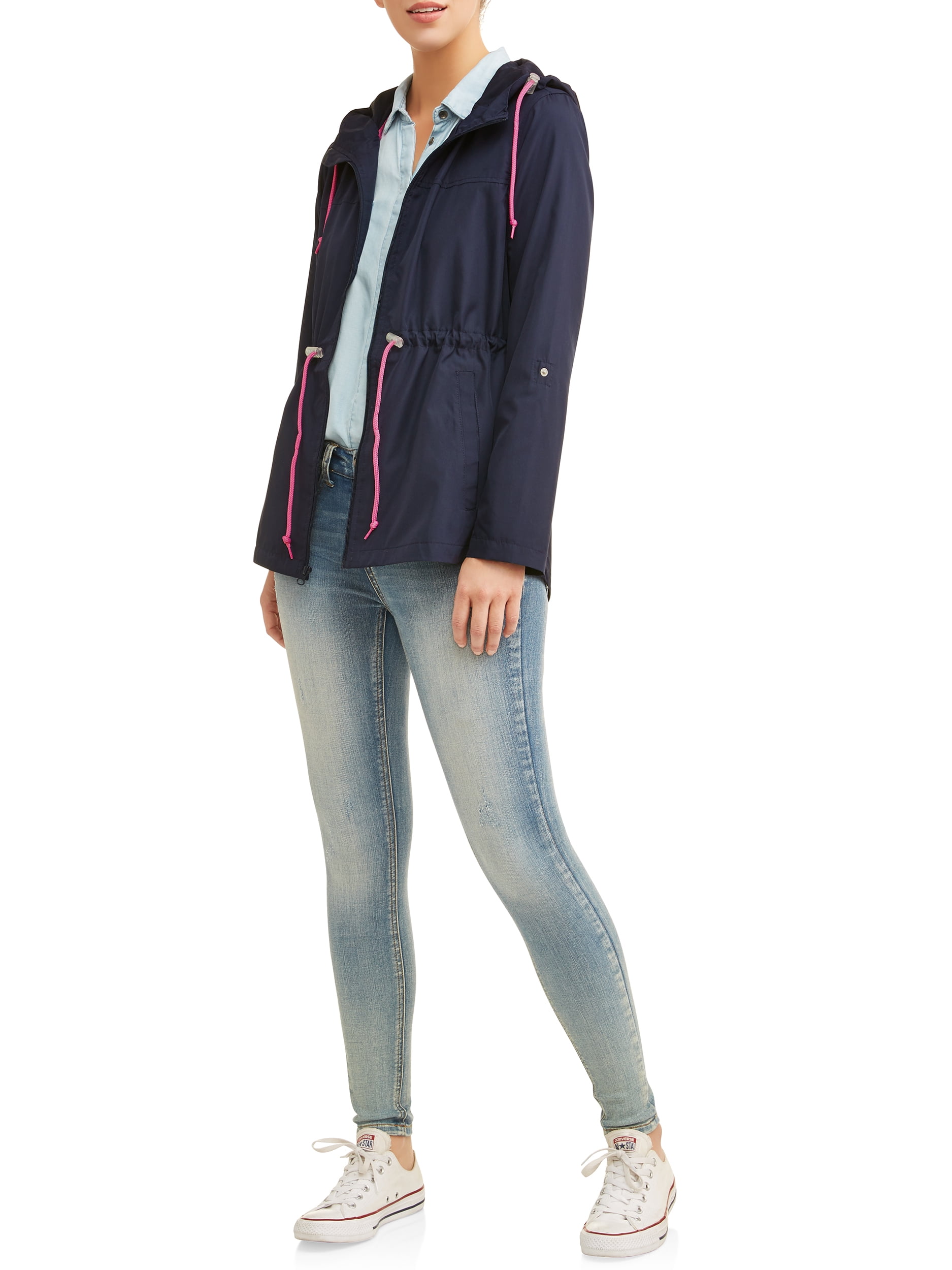 WEATHER TAMER Women's Hooded Packable Anorak