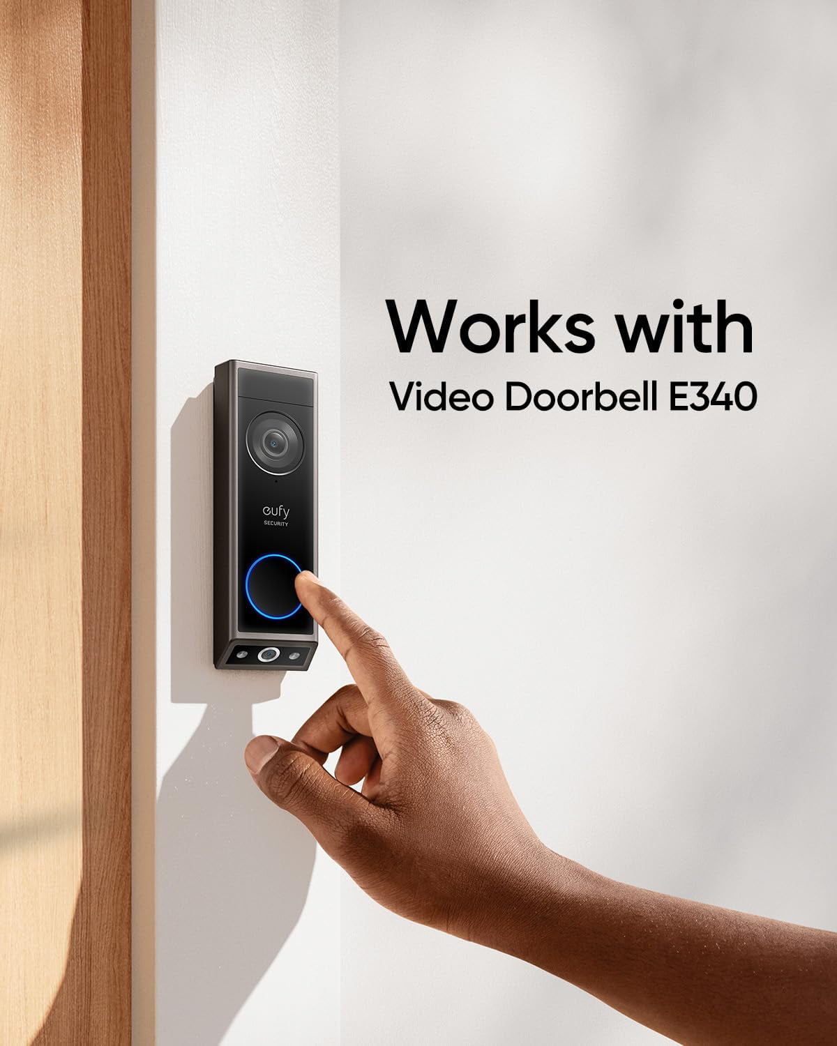 Eufy Security - Doorbell chime - wireless - Wi-Fi - 2.4 Ghz
