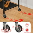 thumbnail image 4 of Clothes Rack with Bottom Shelves, Industrial Rolling Wheels, 35" W x 75" H,  for Home & Kids Storage, 4 of 8