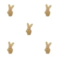 thumbnail image 1 of sweethay Mini conejos conjuntos Adorable hogar de mano conejito de peluche niños colgante para llavero muñeca regalos marrón claro 6cm Type2 NO2, 1 of 6