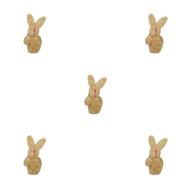 sweethay Mini conejos conjuntos Adorable hogar de mano conejito de peluche niños colgante para llavero muñeca regalos marrón claro 6cm Type2 NO2