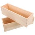 thumbnail image 5 of OUNONA 2pcs Wood Soap Mold Soap Mould Handmade Soap Making Molds Diy Craft Making Tool Handmade Soap Mold Wooden Box Diy Craft Making Tool, 5 of 8