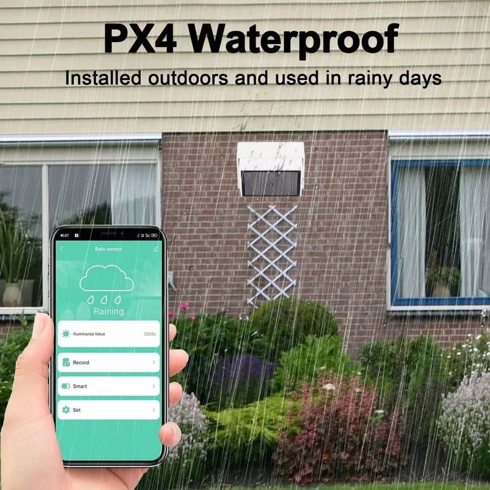 For Zigbee Rain Sensor Smart Raindrop Detector For For Home Assistant Z2M