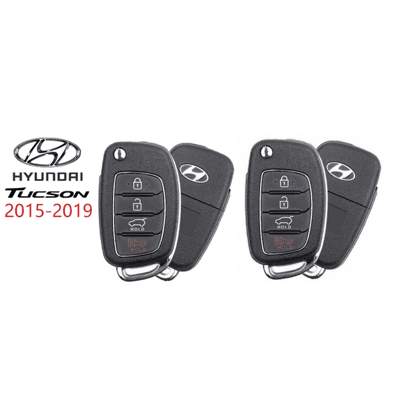 2 NEW HYUNDAI TUCSON 2015-2019 flip keyless entry remote fob TQ8-RKE-4F25 VLS