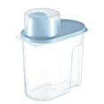 thumbnail image 3 of Cereal Dispenser Storage Box Plastic Food Cereal Grain Bean Rice Container Case Kitchen Bottles And Jars 2.5L/1.9L, 3 of 8