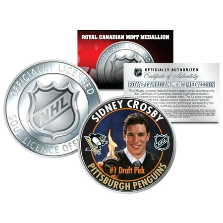 2005-06 SIDNEY CROSBY Royal Canadian Mint Medallion NHL DRAFT PICK Rookie