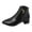 Black, variant on Fesfesfes Black Platform Boots for Women Ladies Fashion Casual Solid Color Pointed Toe Thick Heel 5.5(36)