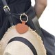 thumbnail image 2 of Clip magnético para sombreros de viaje yuxing soporte para bolsos y equipaje Love Silver, 2 of 4
