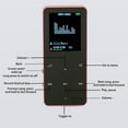 thumbnail image 4 of MP3 Player With BT, 8GB MP3 Player Portable Music Player With Translation Dictionary, Noise Reduction Lossless MP3 MP4 Player For Sports Running, 4 of 8