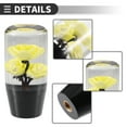 thumbnail image 6 of Unique Bargains Universal Car Gear Shift Knob, Manual Automatic Stick Gear Shifter Knob, Acrylic, 1 Set Yellow 10cm, 6 of 7