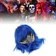 thumbnail image 1 of Peluca de VestUario, Peluca de Anime Cabello Sintético Azul Sentimientos Suaves y Esponjosos para la Fiesta de Juego de Roles para Halloween para Hombres, 1 of 7