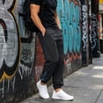 thumbnail image 5 of LIaqionyy Joggers Pants for Mens Elastic Waist Lightweight Hiking Pants Streetwear Workout Trousers with Pockets, 5 of 8