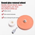 thumbnail image 4 of Adhesive Eraser Wheel,4 Inch Rubber Wheels for Drill Decal Removal Tool, Sticker Glue Remover for Auto Body,1 * Pneumatic rubber removal wheel 1 * Interface accessories, 4 of 8