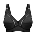 thumbnail image 4 of mihongmao Nursing Bras for Breastfeeding Bralette Ladies Comfortable No Steel Ring Breathable Woman Plus Size Bra Woman Underwear Black 4X, 4 of 6