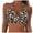 Khaki, variant on Durtebeua Women Underwire Full Coverage Bikini Top Only Criss Cross Push Up Swim Crop Top Tie Back Bathing Suit AG,XL
