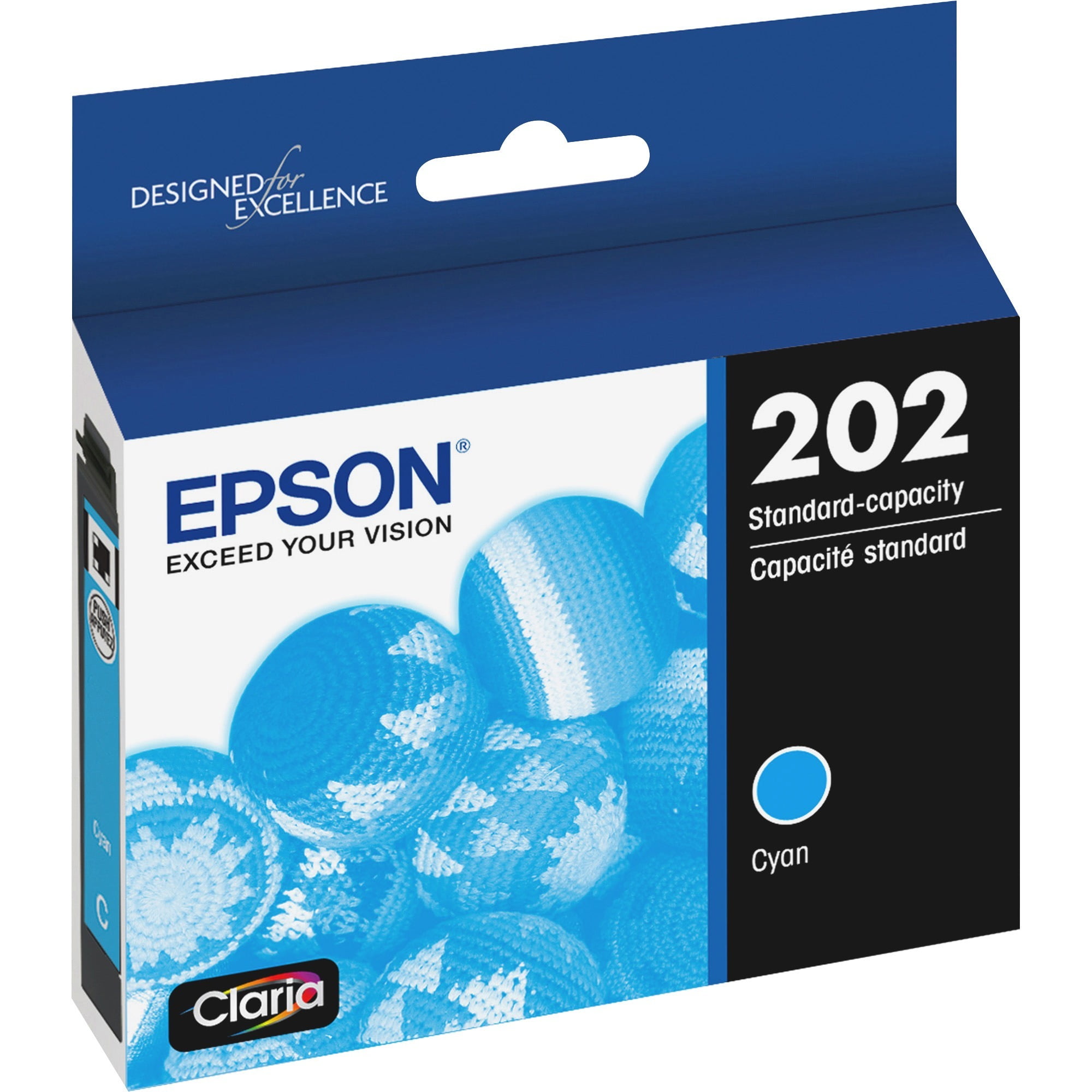 Epson 202 Standardcapacity Cyan Ink Cartridge works with WF2860 and