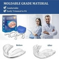 thumbnail image 5 of Mouth Guard for Grinding Teeth and Clenching Anti Grinding Teeth Custom Moldable Dental Night Guard Dental Night Guards -4 Pack/2 Size, 5 of 6