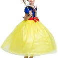thumbnail image 2 of Déguisement de Princesse Snow White pour Filles Carnaval Halloween Noël Anniversaire Robe, 2 of 7