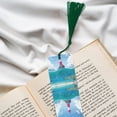 thumbnail image 6 of Kdxio Lighthouse Sea Port Print Metal Tassel Bookmarks,Perfect Gift for Art Lovers and Bookworms Metal Bookmarks for Women, 6 of 8