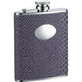 thumbnail image 3 of Visol VF1206 Visol Rosalyn Light Pink Snakeskin Design Stainless Steel Hip Flask - 6oz, 3 of 3