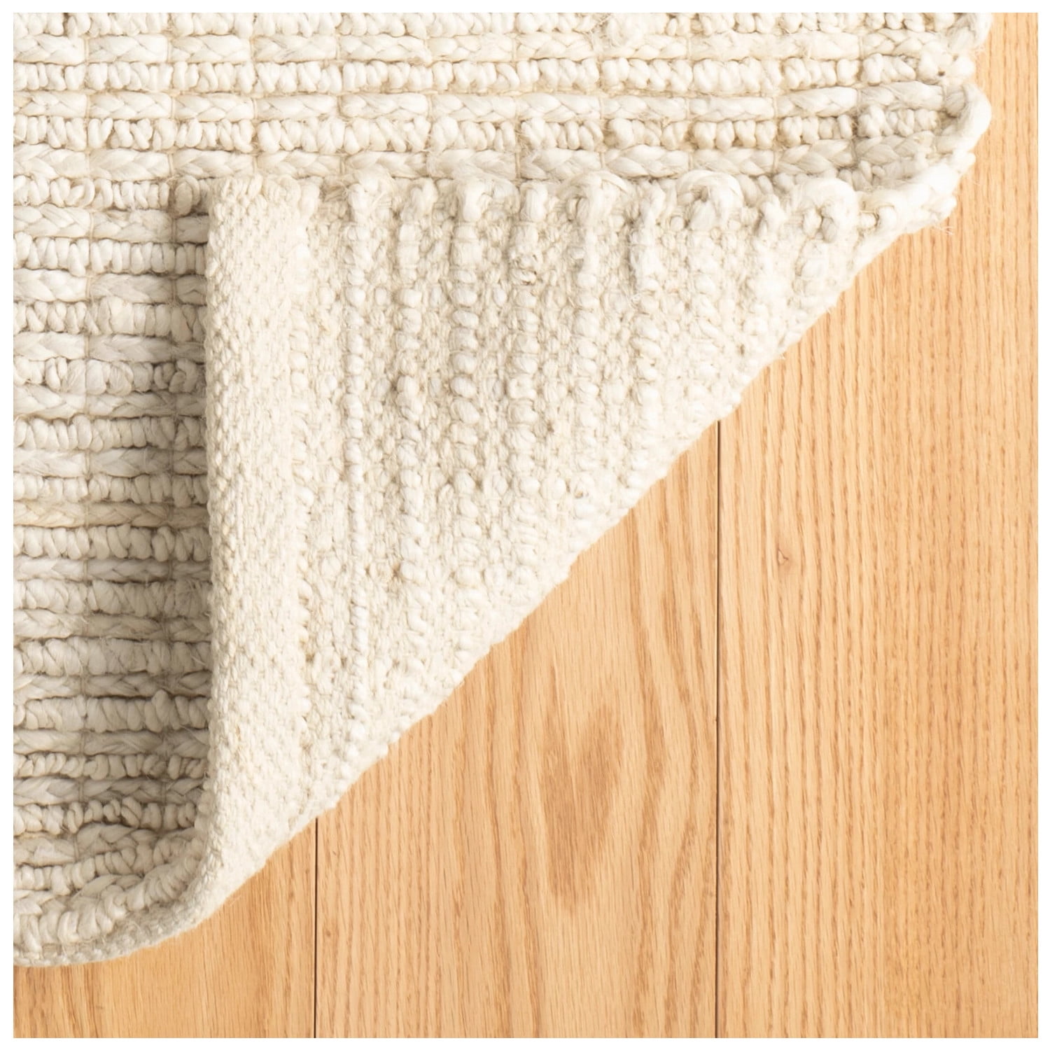 Dash & Albert Dunes Handwoven Jute Rug, 2' 6" x 8', Bleached Oak