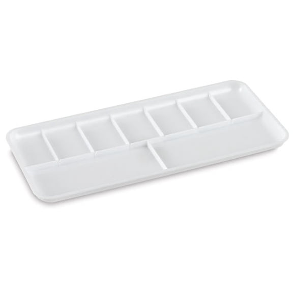 Richeson Plastic Tray Palette - 7 1/8" x 3 5/8", 9 Well