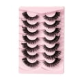 thumbnail image 5 of Lashes Natural Look False Eyelashes 3D Mink Lashes Cat Eye Lashes Natural Strip Fake Eyelashes Wispy Butterfly Style Fairy Lashes, 5 of 5