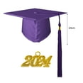 thumbnail image 5 of Joernso Graduation Cap Memorable Eye-catching Fabric Practical Coloful Graduation Hat for Student, 5 of 8
