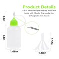 Precision Needle Tip Glue Applicator Bottles, For DIY Quilling