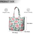 thumbnail image 5 of Flower Women's Large Weekend Travel Bag Moving Canvas Handbag Thick Double Layer Beach Weekend Travel Unisex Hospital Maternity Delivery with Toiletry Waterproof, 5 of 5