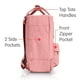 thumbnail image 3 of Mochila Fjallraven Kanken Mini para mujer de nailon rosa, 3 of 7