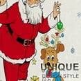 thumbnail image 5 of YIMEIS Santa's sleigh present Kitchen Decor Set of 3 Christmas Fall Kitchen Rugs, Xmas Decorative Farmhouse Floor Mats for Home Kitchen Dining Room Decorations - 16''*24'' and 20''*30'' and 17''*47'', 5 of 10