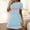 Sky Blue, variant on Sakmal Plus Size Moomoo Nightgownss for Women Valentines Cute Short Sleeve Love Sleepshirt Heart Print Short Womens Nightgown L