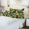 thumbnail image 6 of Lemon Flower Pillowcase Standard Size, Super Soft Pillow Shams Covers, Plush Cozy Pillow Cases with Zipper, 20" X 26"（312） Home Decor Gifts, 6 of 6
