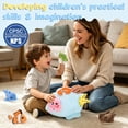 thumbnail image 6 of MorisMos Sea Animal Plush Toy Set with Blue Shell House, 9 Pieces Ocean Stuffed Animals, 6 of 6