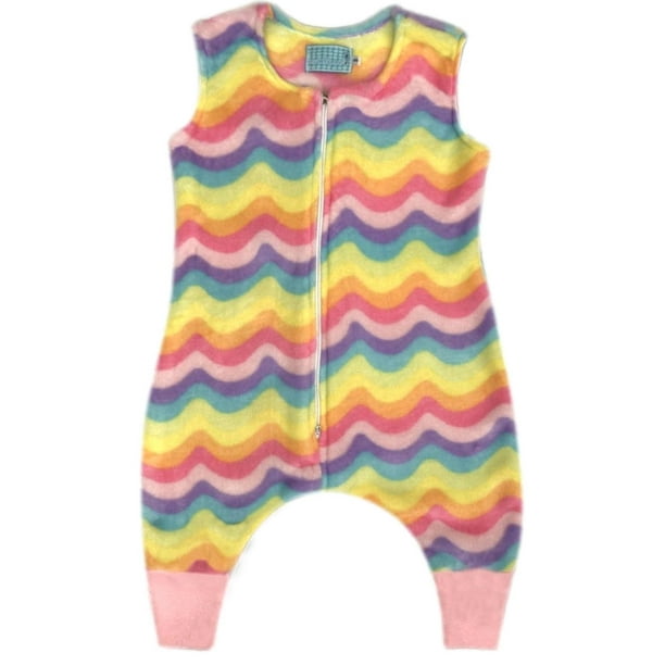 Saquito de dormir multicolor para bebé crema G