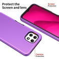thumbnail image 7 of For T-Mobile REVVL 8 Pro 2025 Rugged Hybrid Dual Layer Shockproof Case TPU + PC Cover [Purple], 7 of 7
