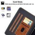thumbnail image 6 of Allytech Smart Case for Fire HD 10(11th Gen 2021), Fire HD 10 Plus Cover 2021, Vegan PU Leather Anti-Shock Multi-Angle Stand Back Shell Auto Wake Sleep Wallet Case for Fire HD 10.1 inch 2021, Brown, 6 of 7