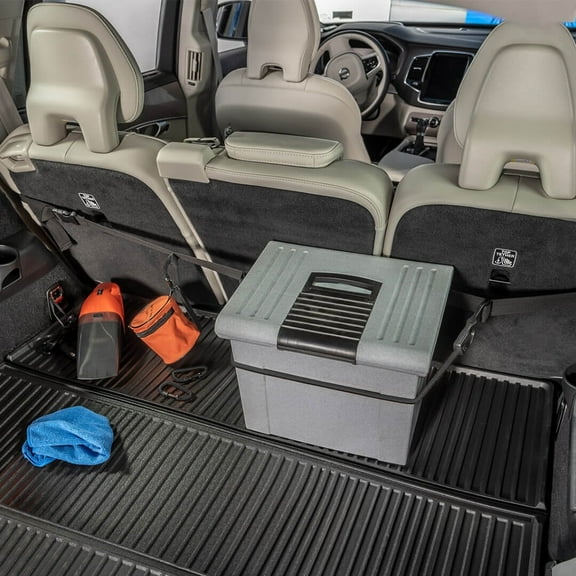 High Road HoldTight Cargo Strap for the Trunk Seatback in SUVs and Hatchbacks with Bungee Cord Tie Downs and Carabiners