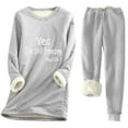 thumbnail image 3 of Oksale 2 PC Yes,I'm Always Freezing Sweatsuits Set Women Fluffy Sherpa Lined Sweatshirts with Pockets Elastic Drawstring Sweatpants Plus Size Casual Outfits for Going Out 2025 Orange XL, 3 of 4