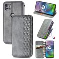 thumbnail image 1 of Étui pour Motorola MOTO G 5G à Rabat Portefeuille à Rabat Magnétique Protecteur - Gris, 1 of 5