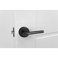 thumbnail image 4 of Design House 582619 Eastport Contemporary Entry Door Lever Matte Black, 4 of 11