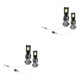 thumbnail image 4 of Luces de conducción antiniebla DRL Kit de faros Bombillas 6500K Blanco Tipo 1 2piezas Scienceny, 4 of 6