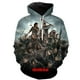thumbnail image 2 of The Walking Dead Hoodies 3D Print Horror TV Drama Men Women Oversized Halloween Pullover Hooded Sweatshirts Streetwear Clothing, 2 of 5