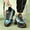 Sky Blue, variant on Men's Wide Width Chunky Platform Sneakers with Thick Cushioned Sole - Low-Top Sneakers Suitable for Running, Gym, Daily Wear - Heavy Duty Outsole & Year-Round